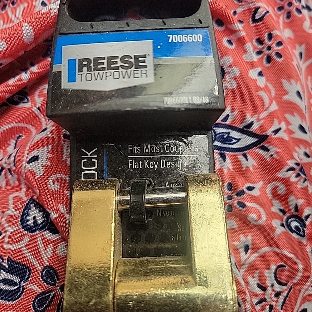 Gold Trailer Lock